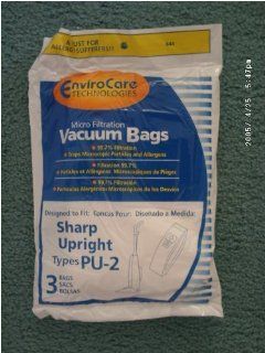 ALLIED NATIONAL, INC 844 Sharp Upright Vacuum Paper Bag   Pk/3   Vacuum Bags Upright