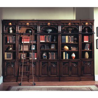 Parker House Barcelona Space Saver Open Top Bookcase Library Wall   Bookcases
