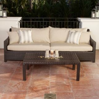 RST Outdoor Slate Sofa and Coffee Table Set   Conversation Patio Sets