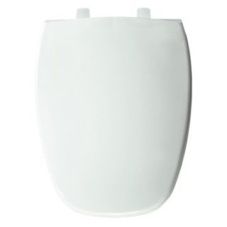Bemis B1240205000 Elongated Closed Front Whisper Close Toilet Seat in White   Toilet Seats