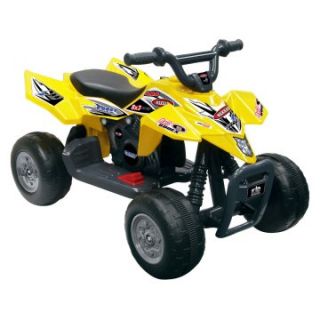 Kid Motorz Quad Racer ATV Battery Powered Riding Toy   Yellow   Battery Powered Riding Toys