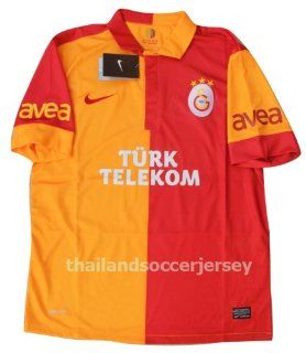 New 12 13 Galatasaray SK Home Football Shirt Soccer Jersey Any Name (US XL)  Sports & Outdoors