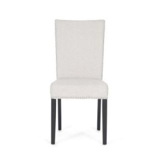 Baxton Studio Harrowgate Beige Linen Dining Chairs   Set of 2   Dining Chairs
