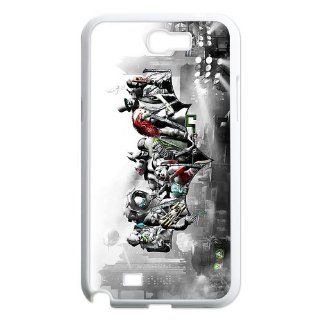 Custom Batman Arkham City Back Cover Case for Samsung Galaxy Note 2 N7100 N323 Cell Phones & Accessories