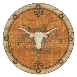 Texas 19.75 Inch Wood Sign  Sports Fan Street Signs  Sports & Outdoors