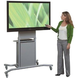 Balt Mobile TV Cart with Cabinet  Audio Video Equipment Carts 