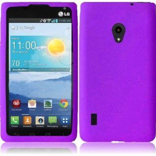 HR Wireless LG VS870/Lucid 2 Silicone Skin Cover   Retail Packaging   Dark Purple Cell Phones & Accessories