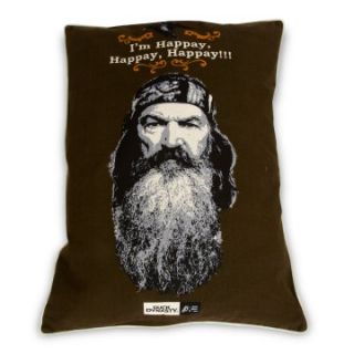 Duck Dynasty   Phil   Character Quote Happy Pet Bed 27 x 36 Softies Brown   Dog Beds
