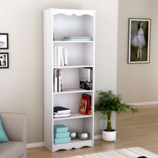 Sonax S 217 NHL Hawthorn 72 in. Bookcase   Frost White   Bookcases