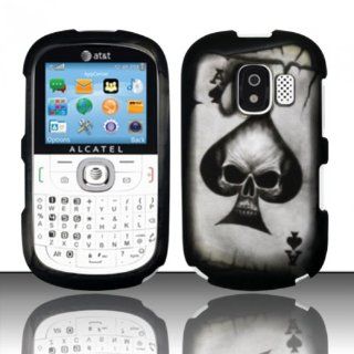 Bundle Accessory for AT&T Alcatel 871A   Skull Designer Hard Case Proctor Cover + Lf Stylus Pen + Lf Screen Wiper Cell Phones & Accessories