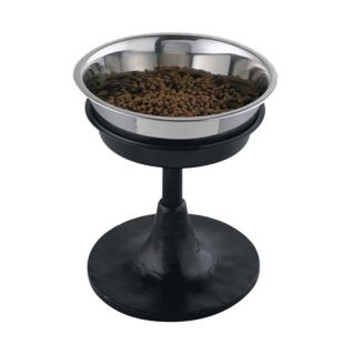 QT Dog Adjustable Barstool Diner   Elevated Dog Bowls & Feeders
