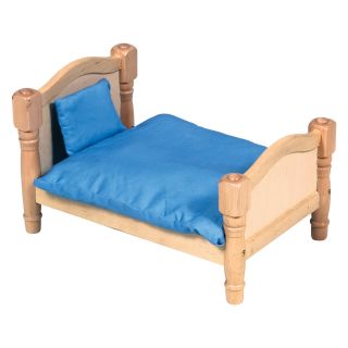 Guidecraft Doll Bed   Natural   Baby Doll Furniture