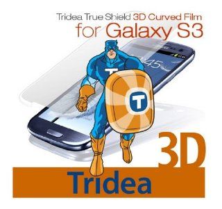 [Tridea True Shield] Samsung Galaxy S3 3D Curved Screen Protector for [Sprint At&t T Mobile Verizon US Cellular Unlocked i9300 3G GSM] Cover Film Cell Phones & Accessories