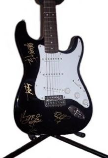 U2 Authentic Band Signed Autographed Guitar COA U2 Entertainment Collectibles