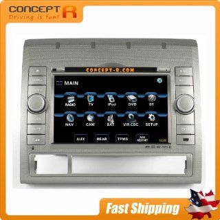 2005 2012 Toyota Tacoma In dash DVD GPS Navigation Stereo Satellite Sirius Ready Bluetooth Deck AV Receiver CD Player Stereo Touch Screen with Rear View Camera input Digital TV Tire Pressure Monitoring System option Astrium GEE 5985  In Dash Vehicle Gps U