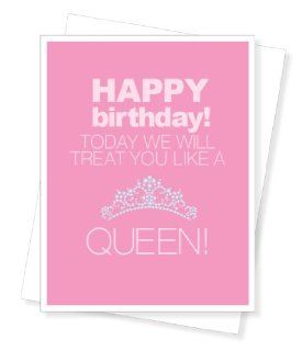 Apartment 2 Cards Birthday Queen Greeting Card  