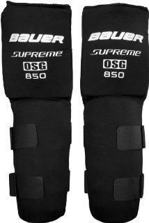 Bauer Supreme 850 Referee Hockey Shin Guards   Large  Sports & Outdoors