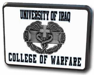 University of Iraq College of Warfare Hitch Cover W/Combat Medic's Badge Automotive