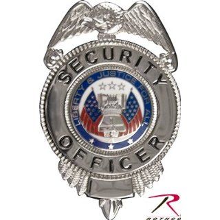 Rothco Security Officer Badge, Silver, O/S Sports & Outdoors