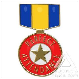 Pin   Perfect Attendance Medal   1 per order  Academic Awards And Incentives Supplies 