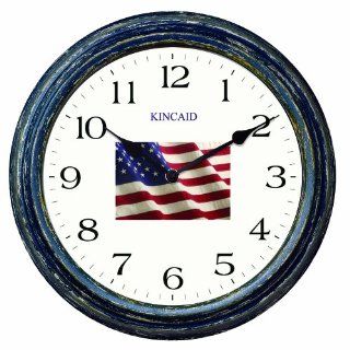 Kincaid American Flag Clock   Wall Clocks