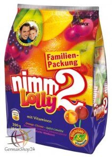 Storck Nimm2 Lollipops Family Pack, 20 Pcs, 7.05 oz  Candy And Chocolate  Grocery & Gourmet Food