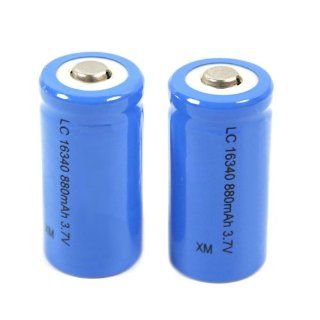 4pcs Lc 16340 3.7v 880mah Rechargeable Batteries Electronics