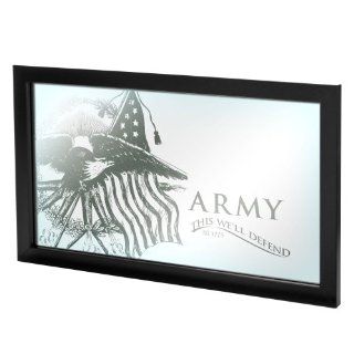 NCAA U.S.Army This We'll Defend Framed Mirror, 0.75x15x27 Inch  Sports Fan Mirrors  Sports & Outdoors