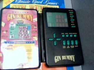 1995 Micro Games Of America MGA Classic Card Games Gin Rummy LCD Hand Held Game Model#MGA 856 Toys & Games