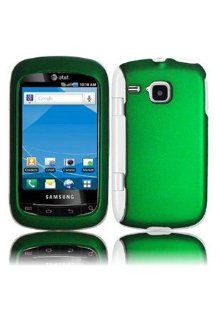 Samsung SGH i857 DoubleTime Rubberized Shield Hard Case   Dark Green (Package include a HandHelditems Sketch Stylus Pen) Cell Phones & Accessories