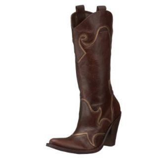 Penny Loves Kenny Women's Rodeo Drive Cowboy Boot, Brown, 6 M Western Boots Shoes