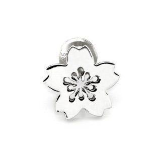 925 Sterling Silver Polished Finish Cherry Blossom Flower Cute Single Stud Earring, Fashion Jewelry For Women, Girl & Teens Jewelry
