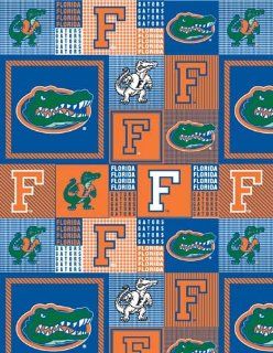 College University of Florida Gators Print Fleece Fabric By the Yard Home & Kitchen