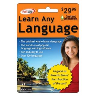 Topics Learn Any Language Card, $29.99