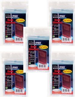 500 Ultra Pro Soft Card Sleeves/Penny Sleeves (5 Sealed Packs)   Standard Size 2 5/8 x 3 5/8, NO PVC Toys & Games