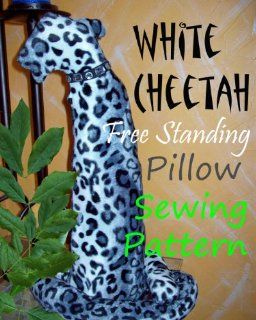 White Cheetah Pillow Sewing Pattern 