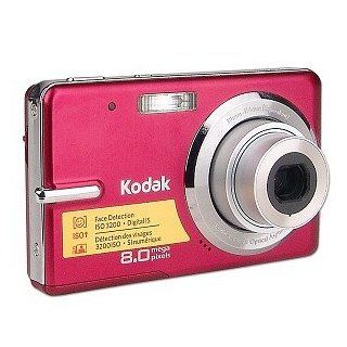 Kodak EasyShare M883 8MP 3x Optical Zoom Digital Camera (Red)  Point And Shoot Digital Cameras  Camera & Photo