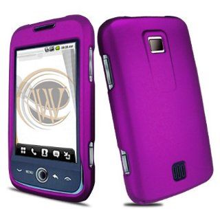 Cover Case for Huawei Ascend M860   Rubberized Purple Cell Phones & Accessories