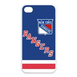 Custom New York Rangers Back Cover Case for iPhone 4 4S IP 15745 Cell Phones & Accessories