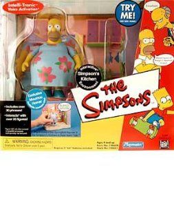 Simpsons   World of Springfield Interactive Environment (Playset)   Simpson's Kitchen w/exclusive Muumuu Homer figure Toys & Games