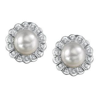 Pearl Stud Earrings Jewelry