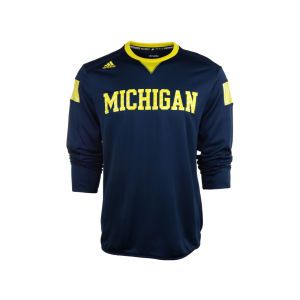 Michigan Wolverines adidas NCAA Climalite Long Sleeve Sideline Crew