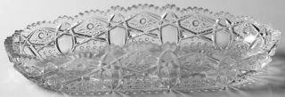 Smith Glass  Quintec Clear 10 Celery   Line #317,Star/Panels On Bowl