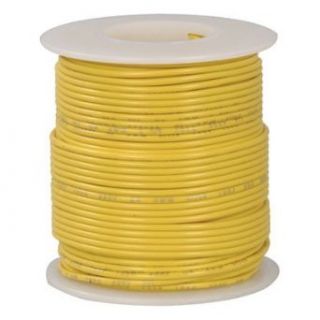 Ul1007 1569 22 Awg Stranded Hook Up Wire 100 Feet Yellow Electronic Component Wire