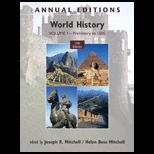 World History, Volume I Prehistory to 1500