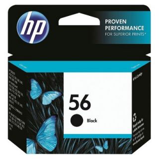 HP 56 Printer Ink Cartridge   Black (C6656AN#140)