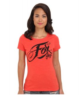 Fox Convince Crew Womens Short Sleeve Pullover (Red)