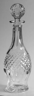 Waterford Colleen Short Stem Wine Decanter with Stopper   Short Stem, Cut Cross