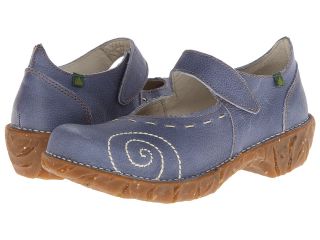 El Naturalista Yggdrasil N095 Womens Hook and Loop Shoes (Blue)