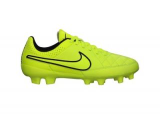 Nike Jr. Tiempo Genio Leather (1y 6y) Kids Firm Ground Soccer Cleats   Volt